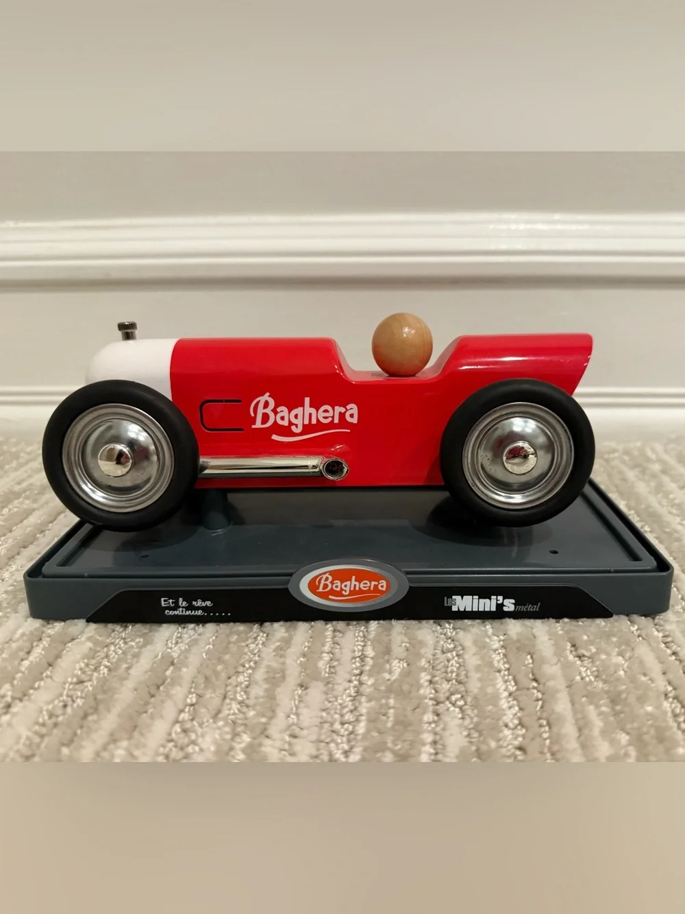 Baghera Mini Thunder Red metal toy car